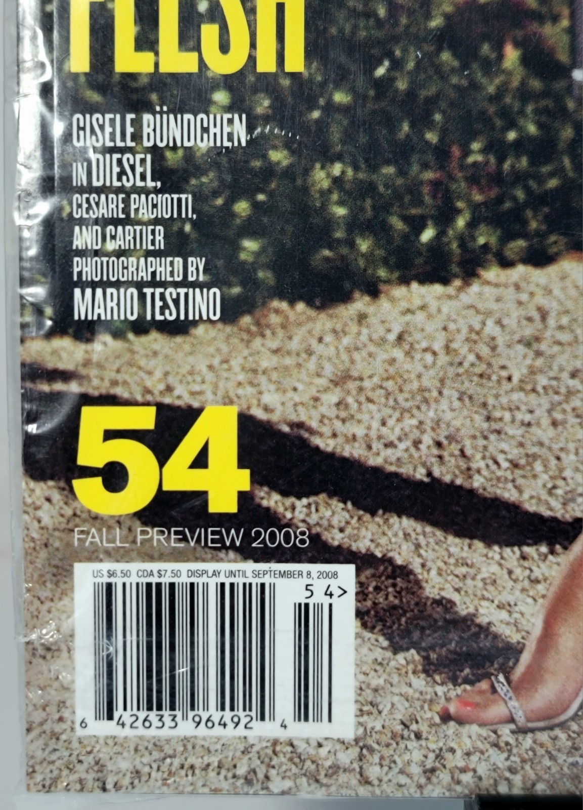 V MAGAZINE 54 FALL 2008 GISELE & W FEB 2011 MOVIE ISSUE – FASHION MODELS CELEBS