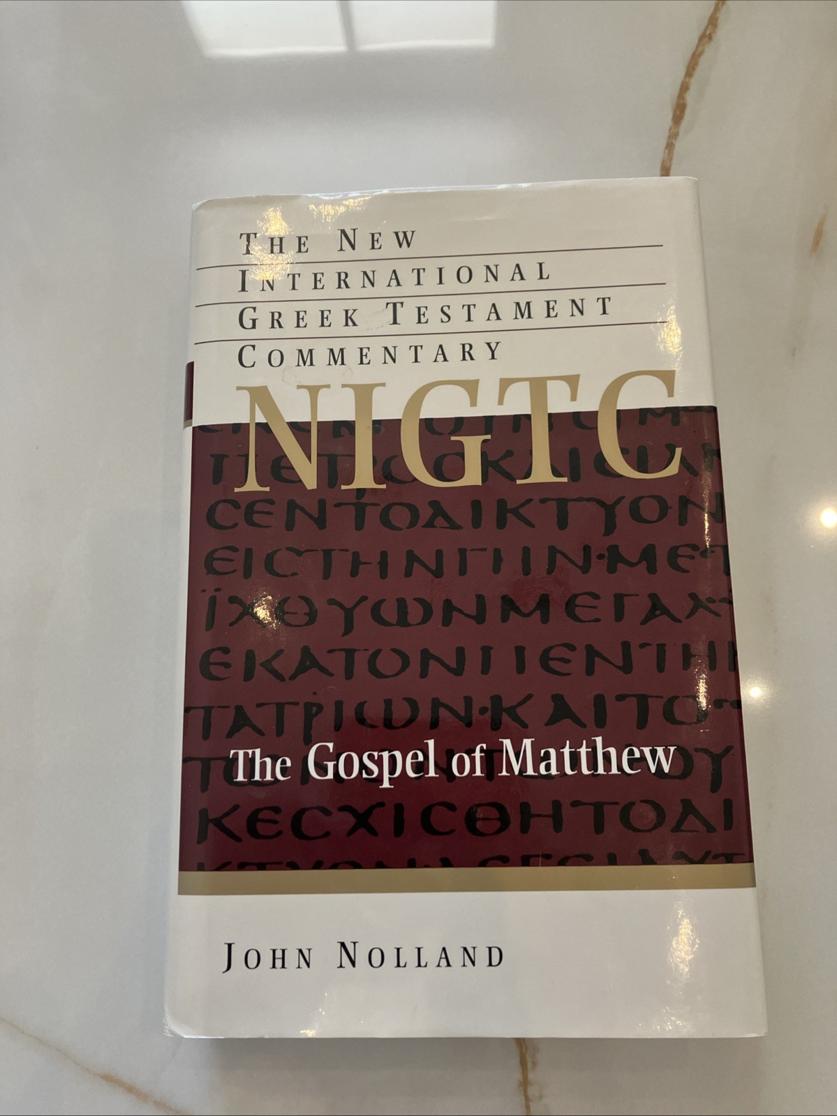 The Gospel Of Matthew John Nolland NIGTC HC Dust Jacket Eerdmans