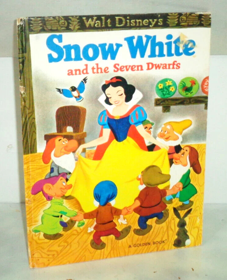 1981 Large Golden Book “Snow White and The Seven Dwarfs”~ 12 1/2 by 9 1/2in HC