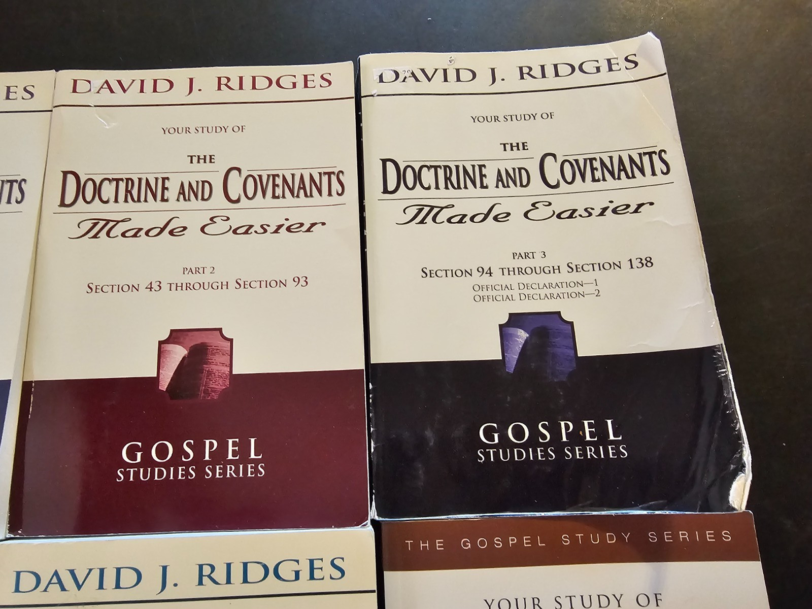 David J. Ridges, Lot 6 Doctrine & Covenants + Book of Mormon Sets Made Easier