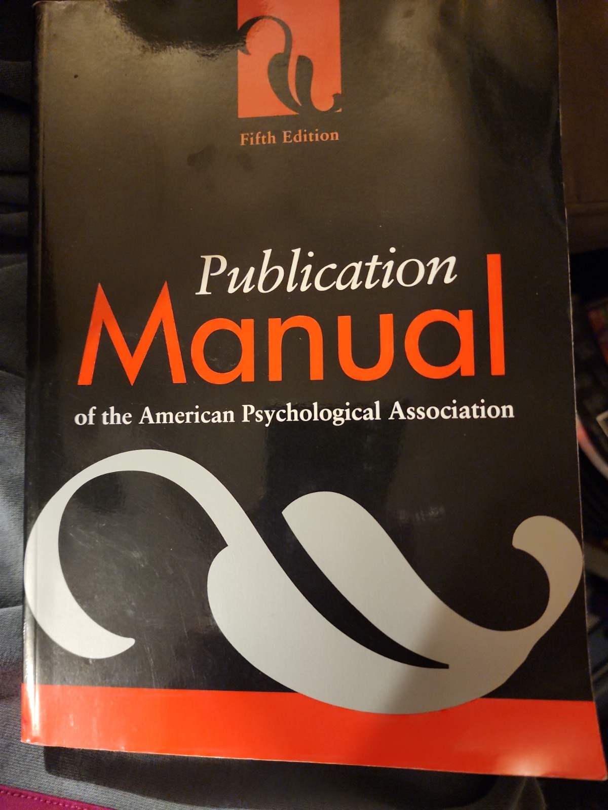 Publication Manual of the American Psychological Association Fifth Edition