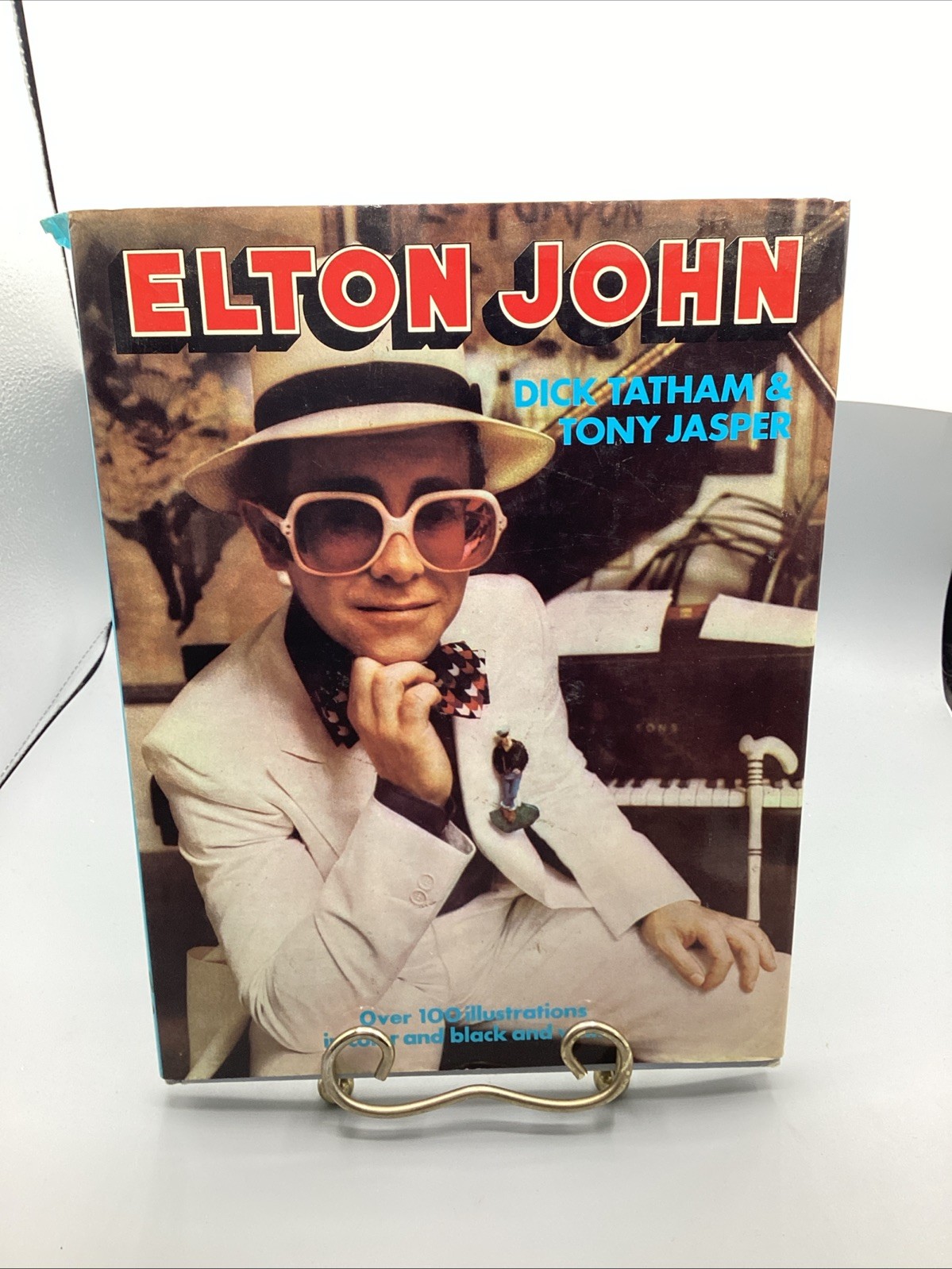 Elton John by Dick Tatham & Tony Jasper – HC w/DJ 1st PRINT 1976 United Kingdom