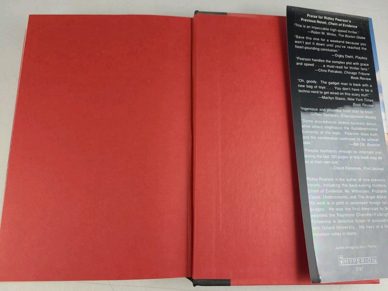 *SIGNED* Beyond Recognition by Ridley Pearson (1997, First Edition Hardcover)