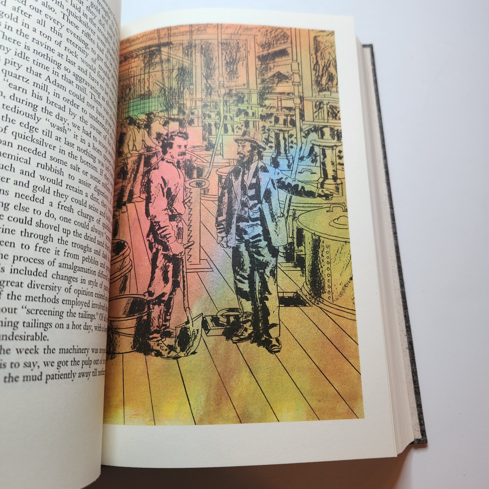 Roughing It Mark Twain Heritage Press 1972 Vtg HC Book Illustrated Slipcover Box
