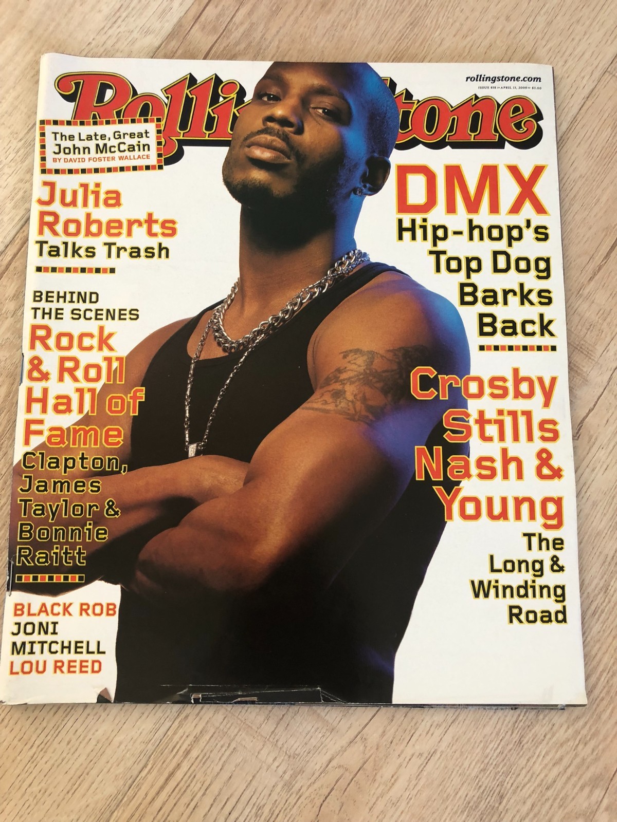 Rolling Stone Magazine DMX Issue 838 April 13 2000
