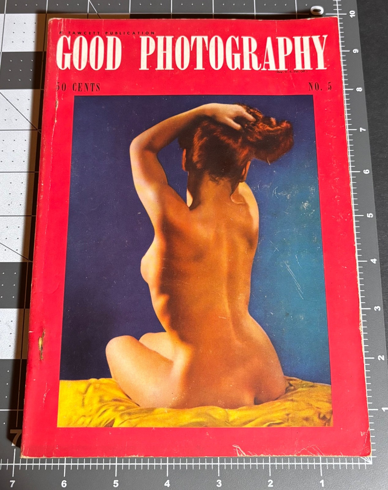 Vtg 1940s Antique GOOD PHOTOGRAPHY Magazine #5 Nude Woman
