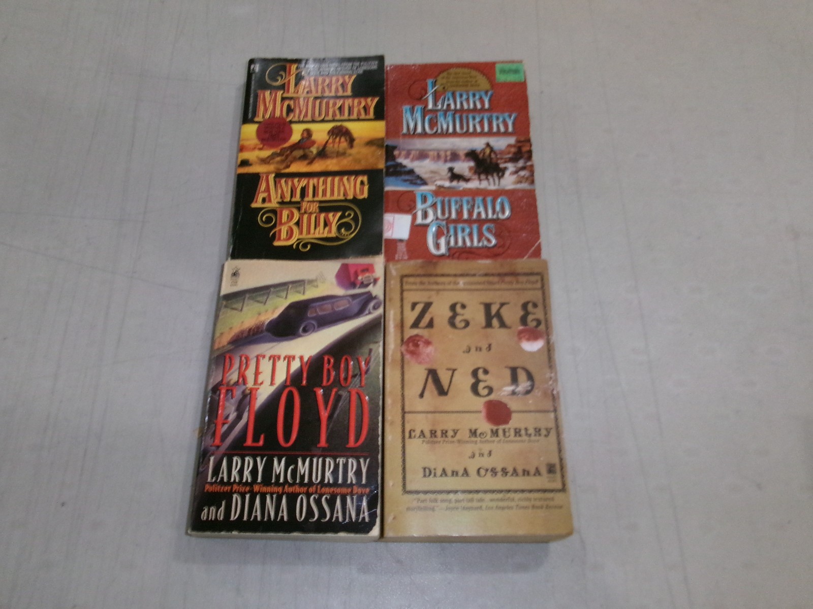 Larry McMurtry-Author (A Collection of 4 Standalone Books-Titles Below) Lot 8753