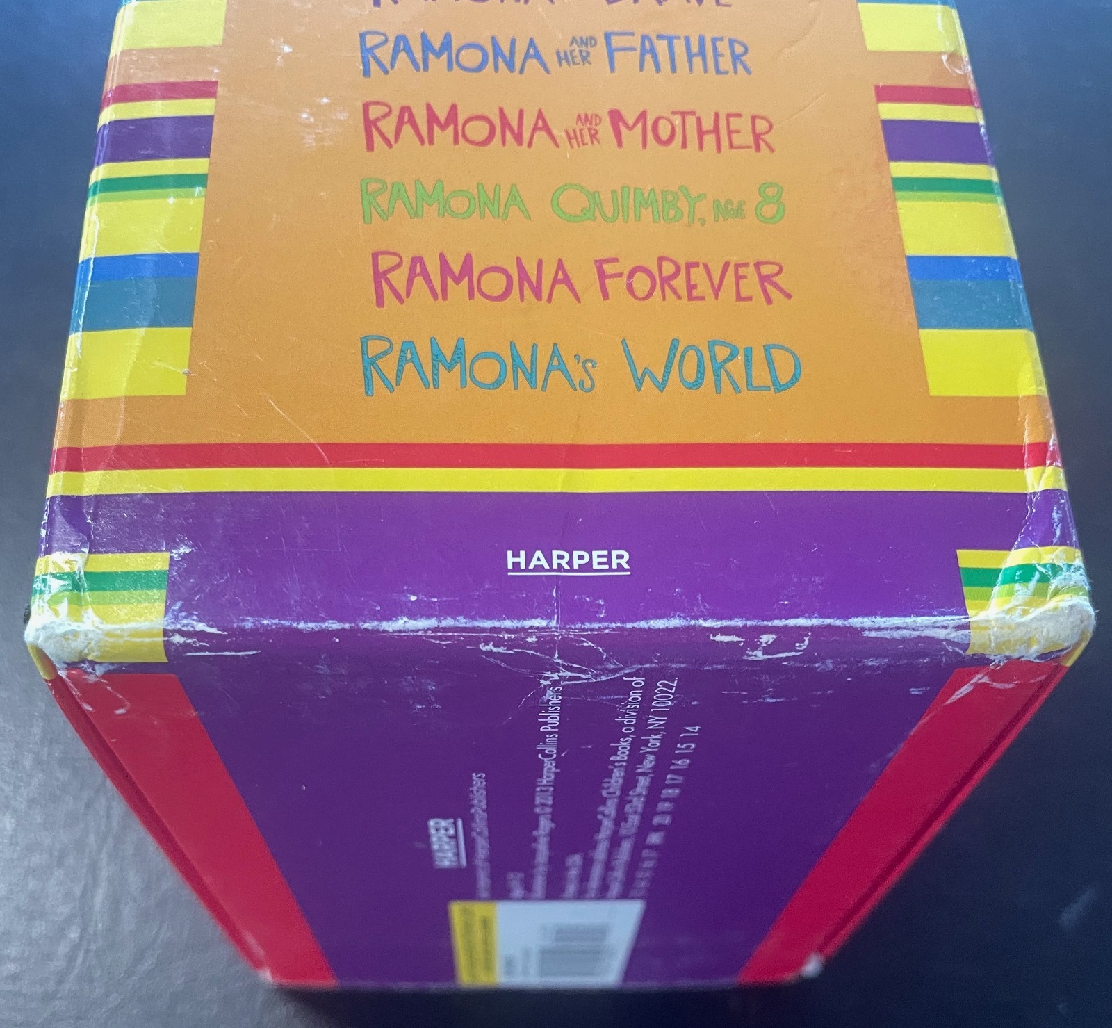 THE COMPLETE RAMONA COLLECTION. Beverly Cleary Books 1-8. Boxed Set. Pbk. GC