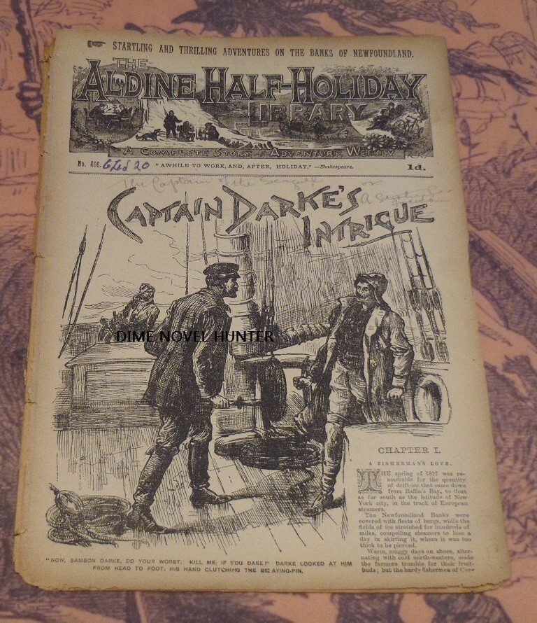 NEWFOUNDLAND STORY ALDINE HALF-HOLIDAY LIBRARY #406 SCARCE PENNY DREADFUL