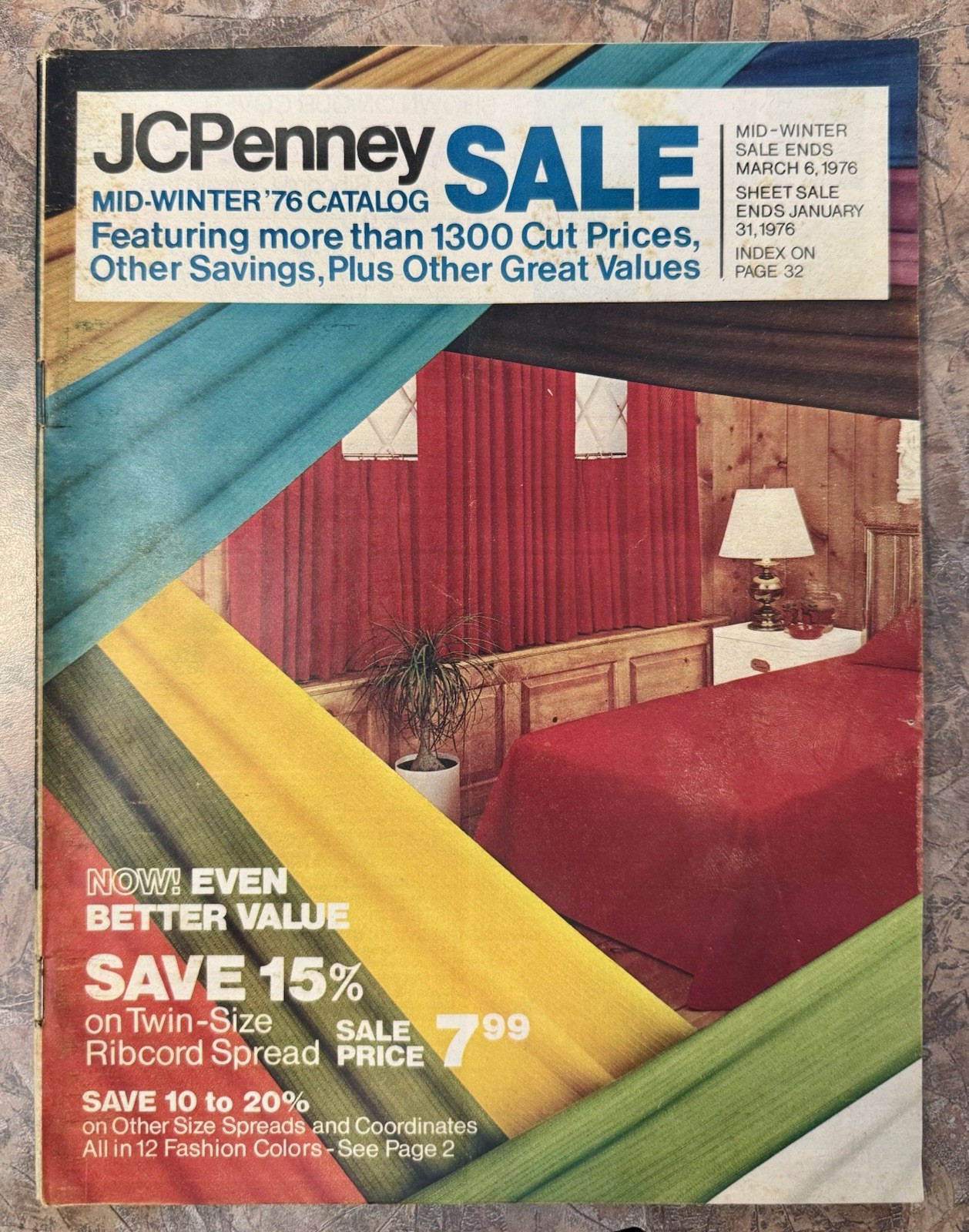 1976 JC Penney Mid Winter Catalog 132 Pages Fashions Housewares