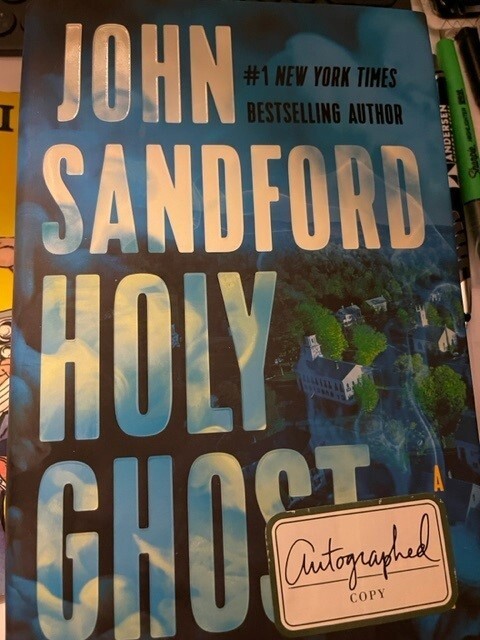 HOLY GHOST by John Sandford Autographed SIGNED 1st Edition HC/DJ #1 Best Seller