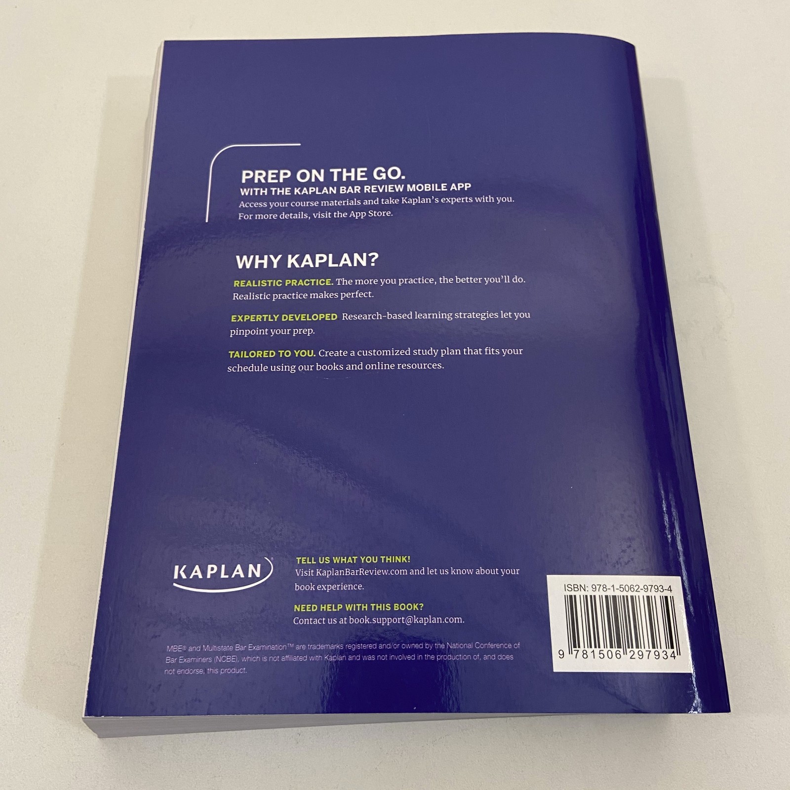 Kaplan Bar Review Multiple Choice Practice Questions & Explanations 2025-26 TPB