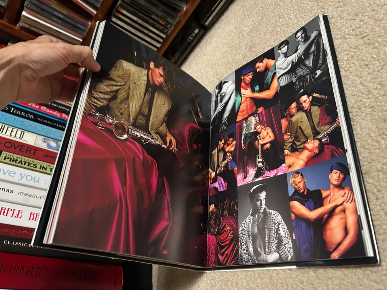 MEN WITHOUT TIES by Gianni Versace (1994, Hardcover) Fashion/Photo Art Book
