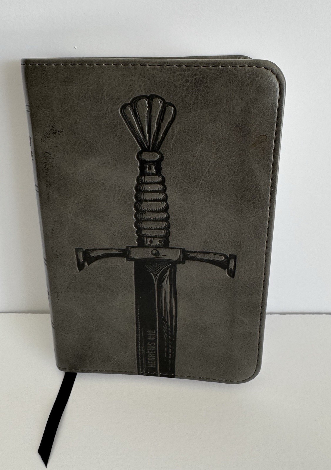 ESV COMPACT BIBLE (2016 TruTone Silver Sword Design,Crossway Publication Used
