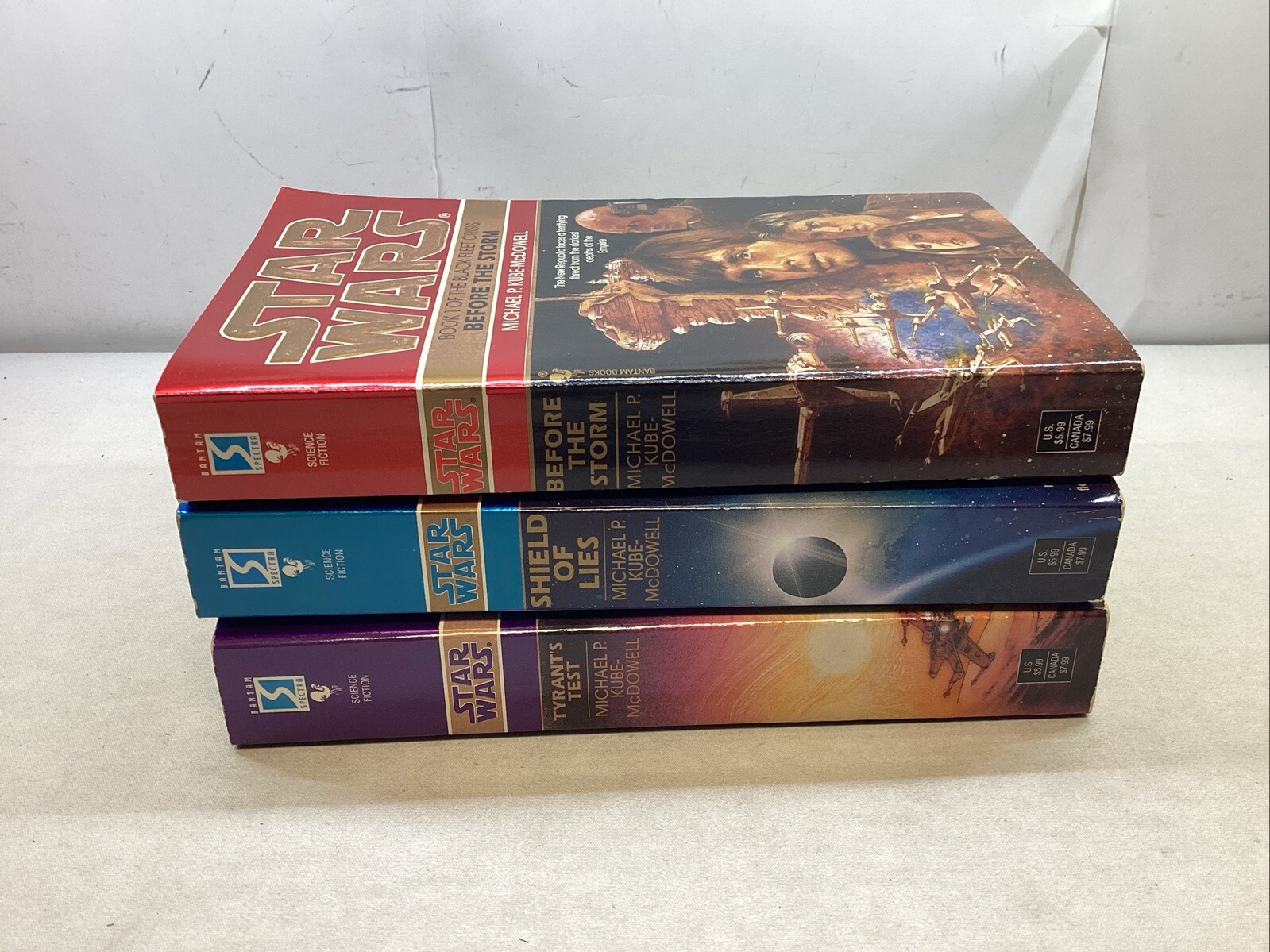 Star Wars THE BLACK FLEET CRISIS paperback book series complete 3/3 CM7189