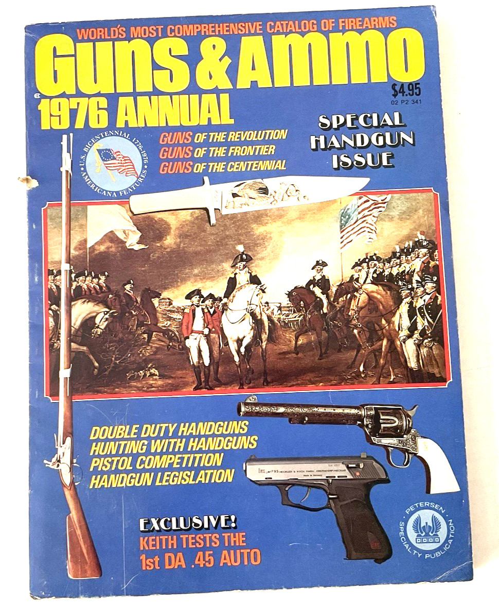 Vintage Guns & Ammo 1976 Annual Bool Special Handgun Issue 336 pages Used