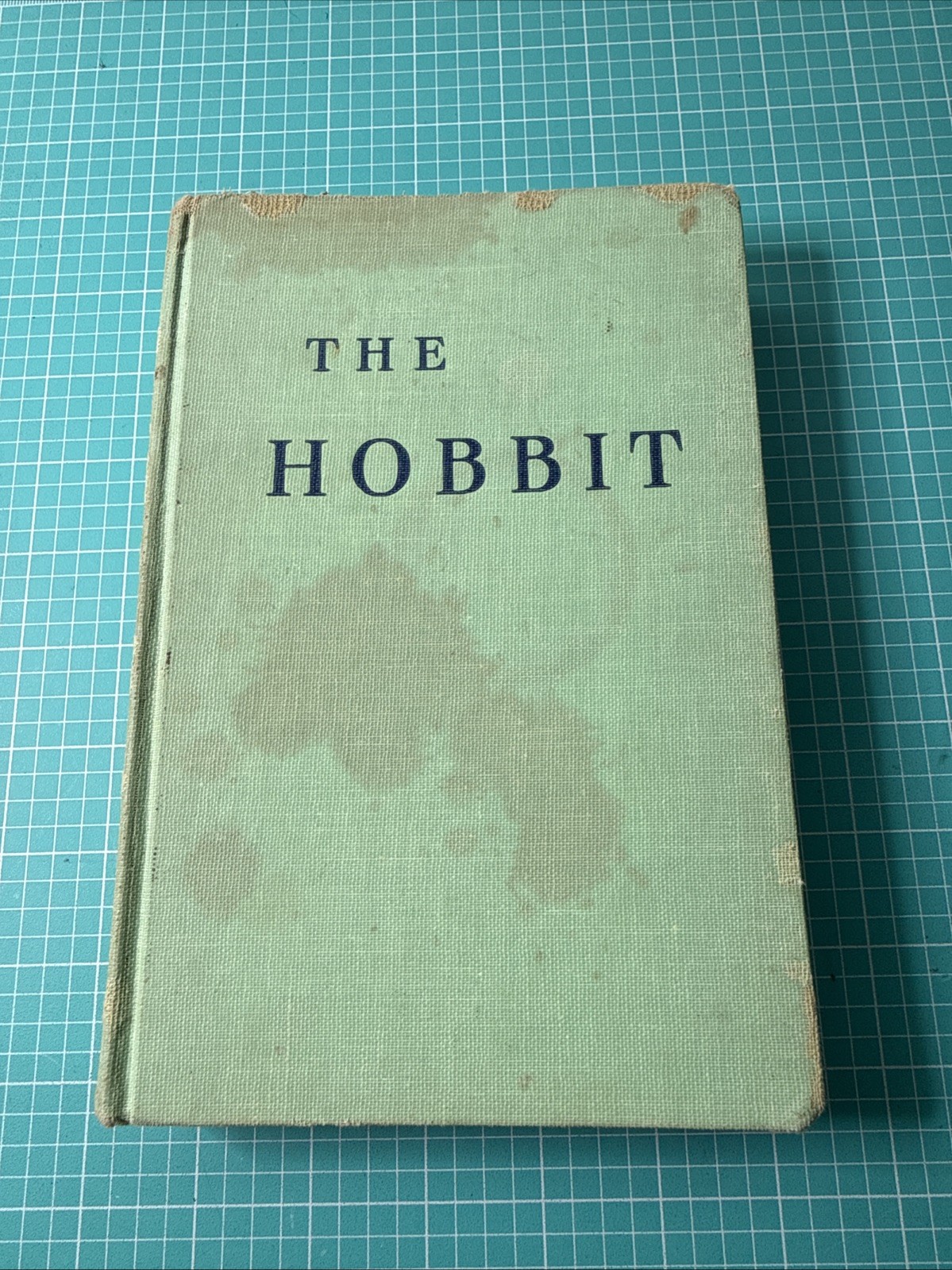 Tolkien/The Hobbit – 1966 Houghton Mifflin 24th Printing Hardcover/No DJ/Green