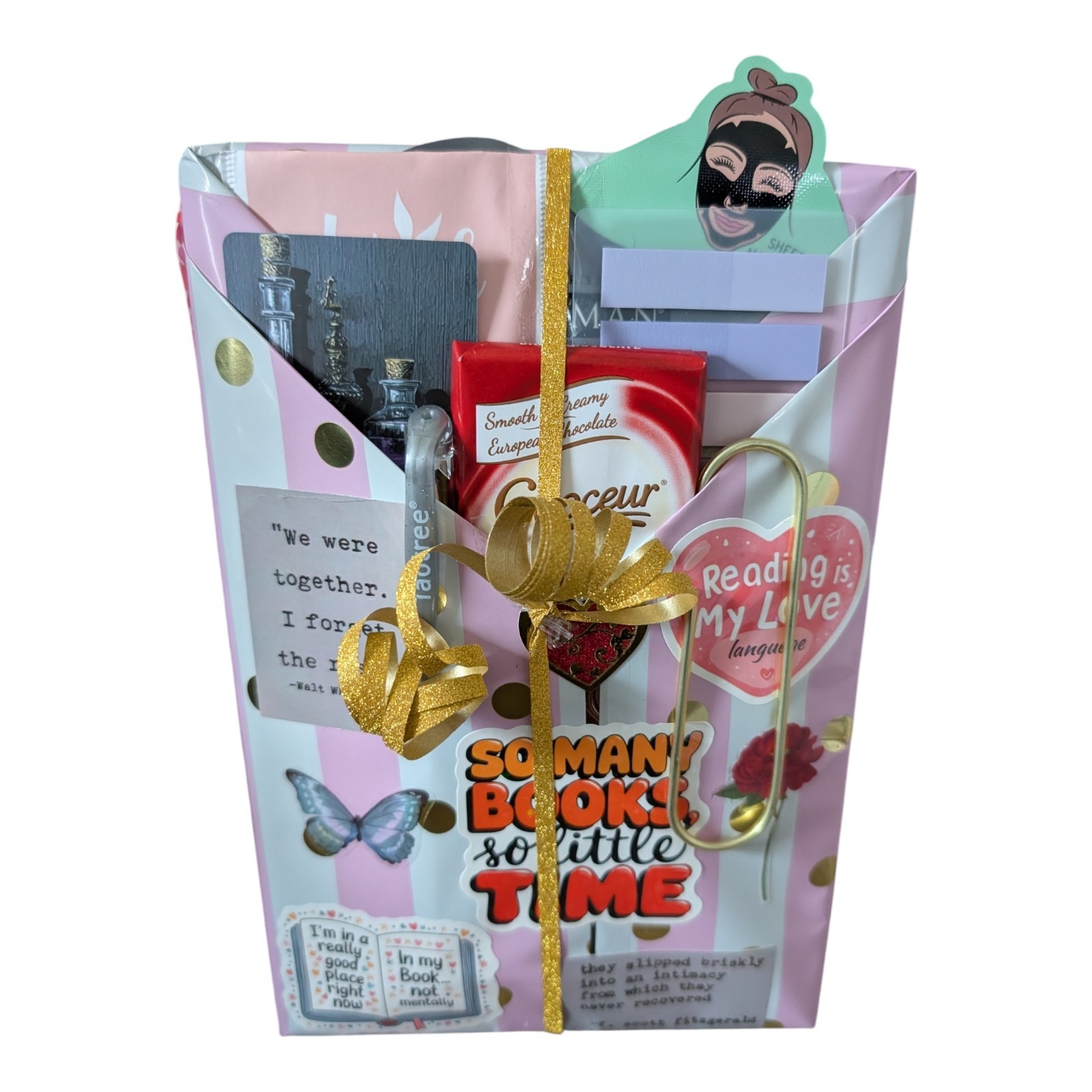 Enchanted Escape: Blind Date With A Book, Tea, Candy Bookmark More Booktok