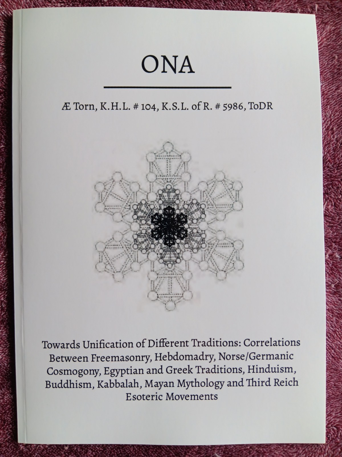 towards unification Order Of Nine Angles ONA O9a Satanism Christos beest ae torn