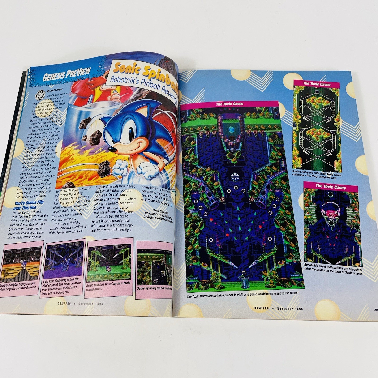 Gamepro Volume 5, #11, November 1993 Sonic Spinball and Sonic Chaos 272 pages