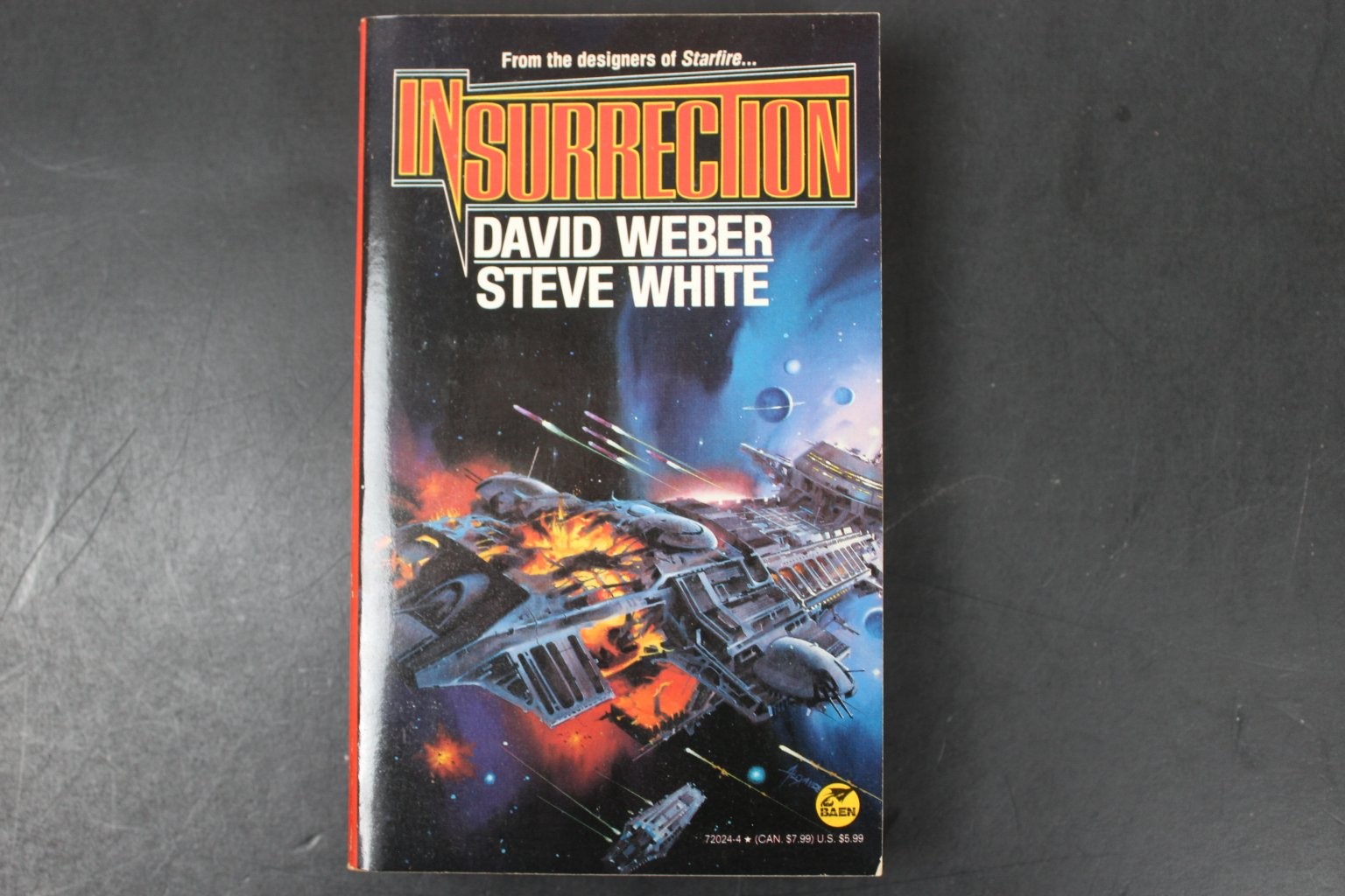 Insurrection David Weber Steve White 1995 Third Printing Science Fiction Baen VG