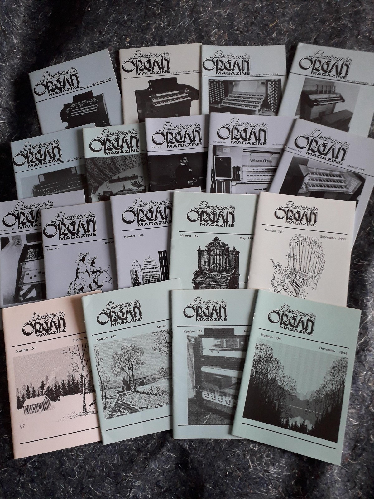 Electronic Organ Magazine: Single Issues 137 (Feb 1990) to 168 (Nov 1998)