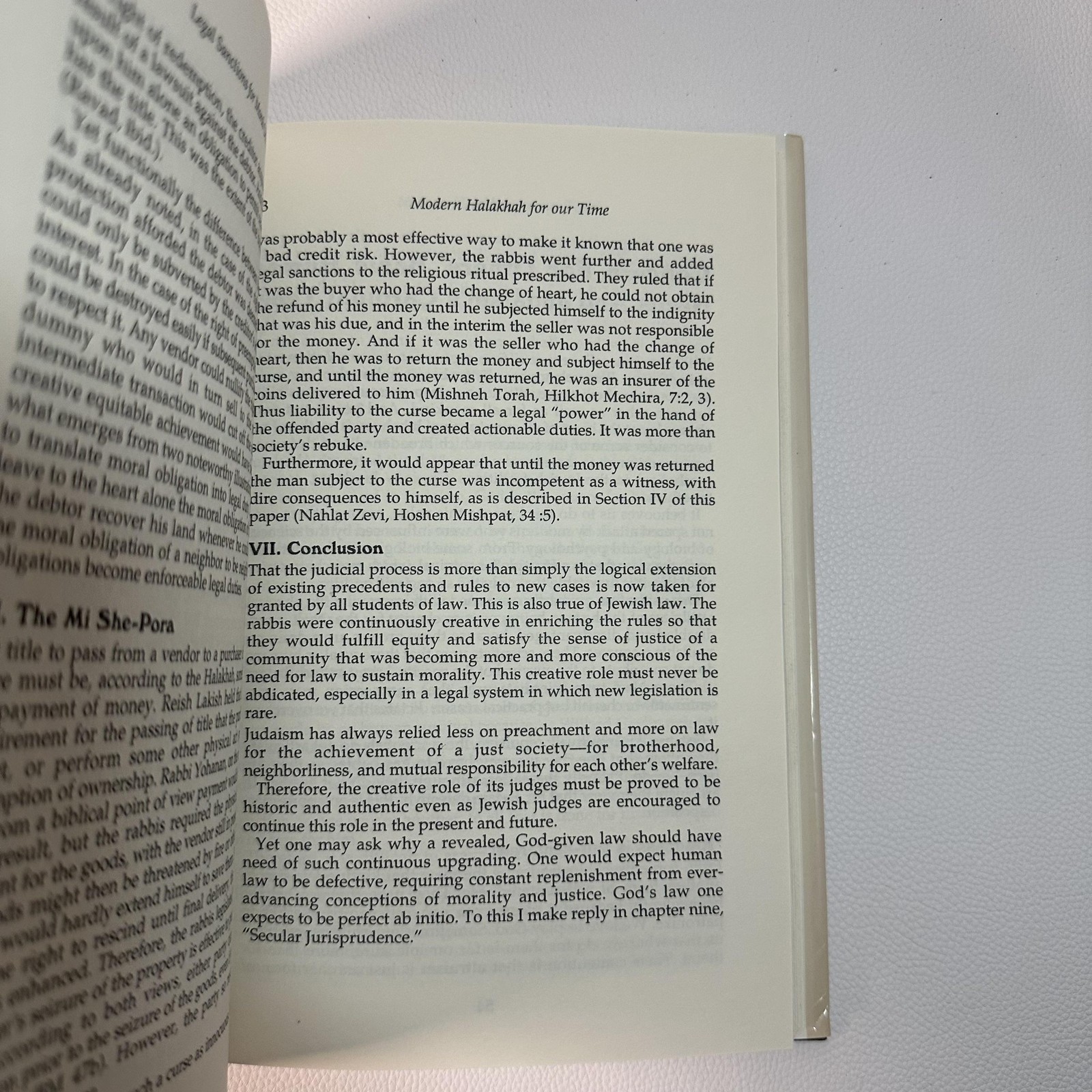 Vintage Modern Halakhah For Our Time Emanuel Rackman Ktav Hardcover Jewish Law