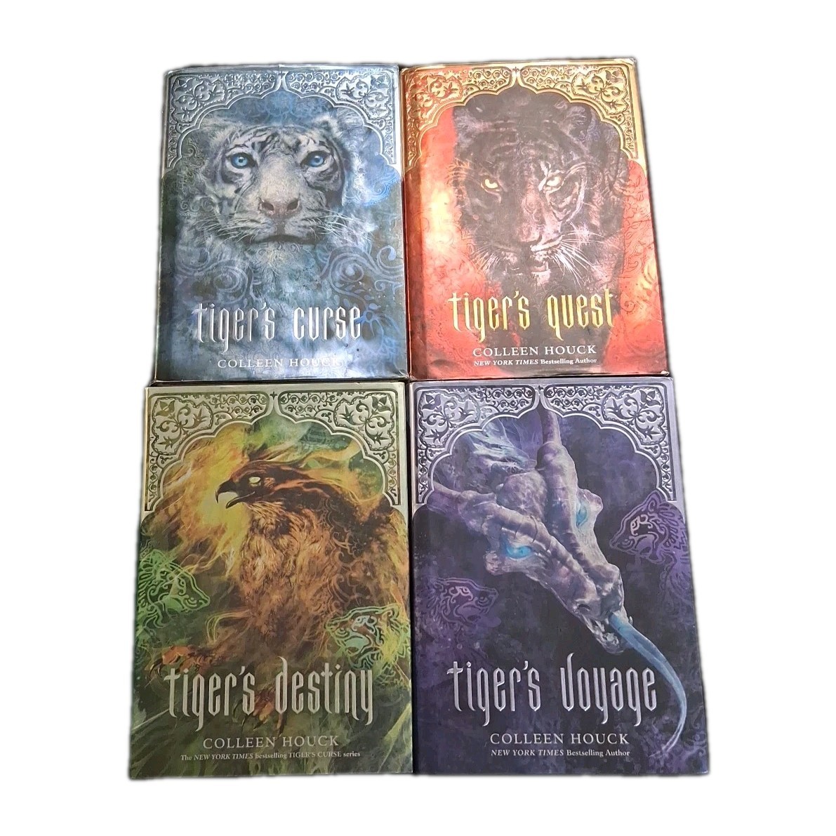 ​Tiger’s Curse Series Set of 4 Hardcover Books Colleen Houck 1st Editions EUC