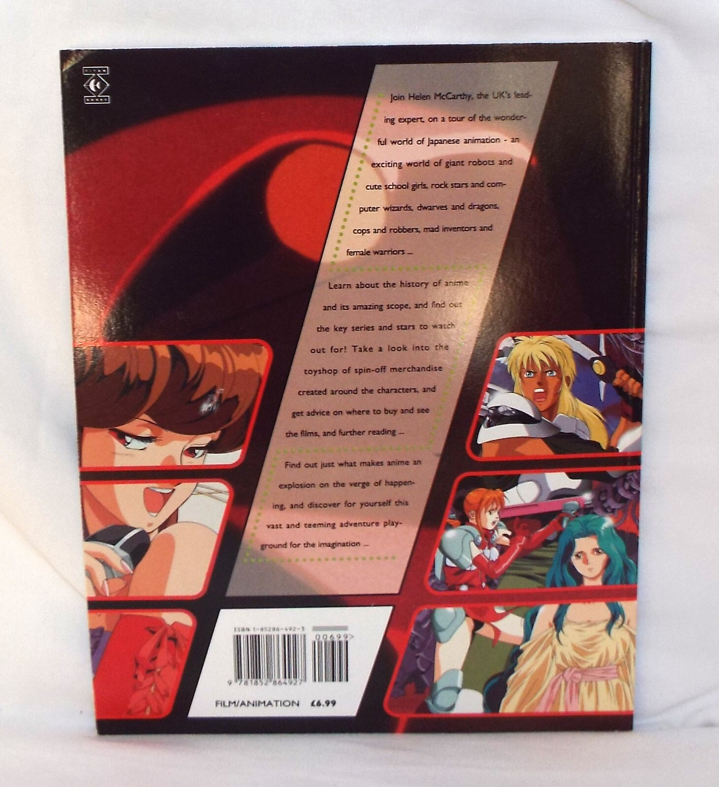 ANIME! BEGINNER’S GUIDE TO JAPANESE ANIMATION, Helen McCarthy, 1ST ED. SC, MINT