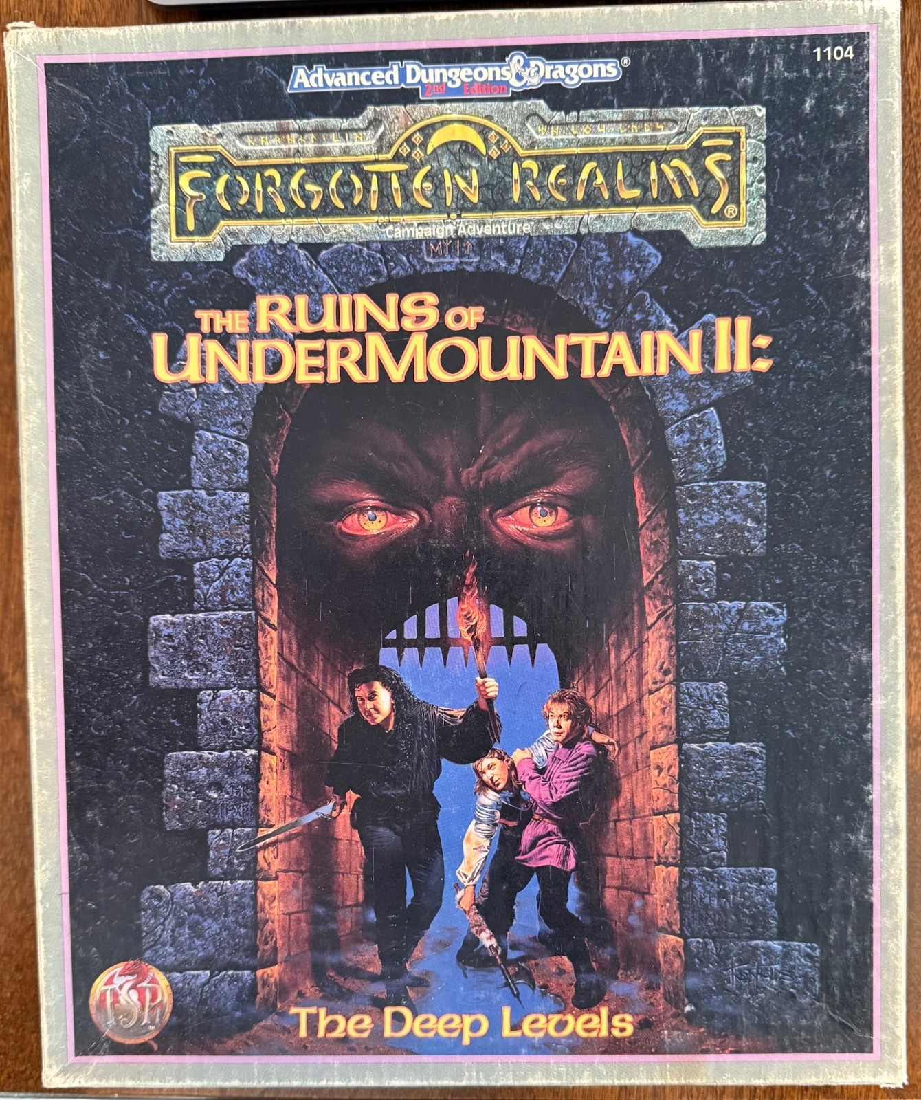 THE RUINS OF UNDERMOUNTAIN II : THE DEEP LEVELS – COMPLETE VGC – AD&D TSR #1104