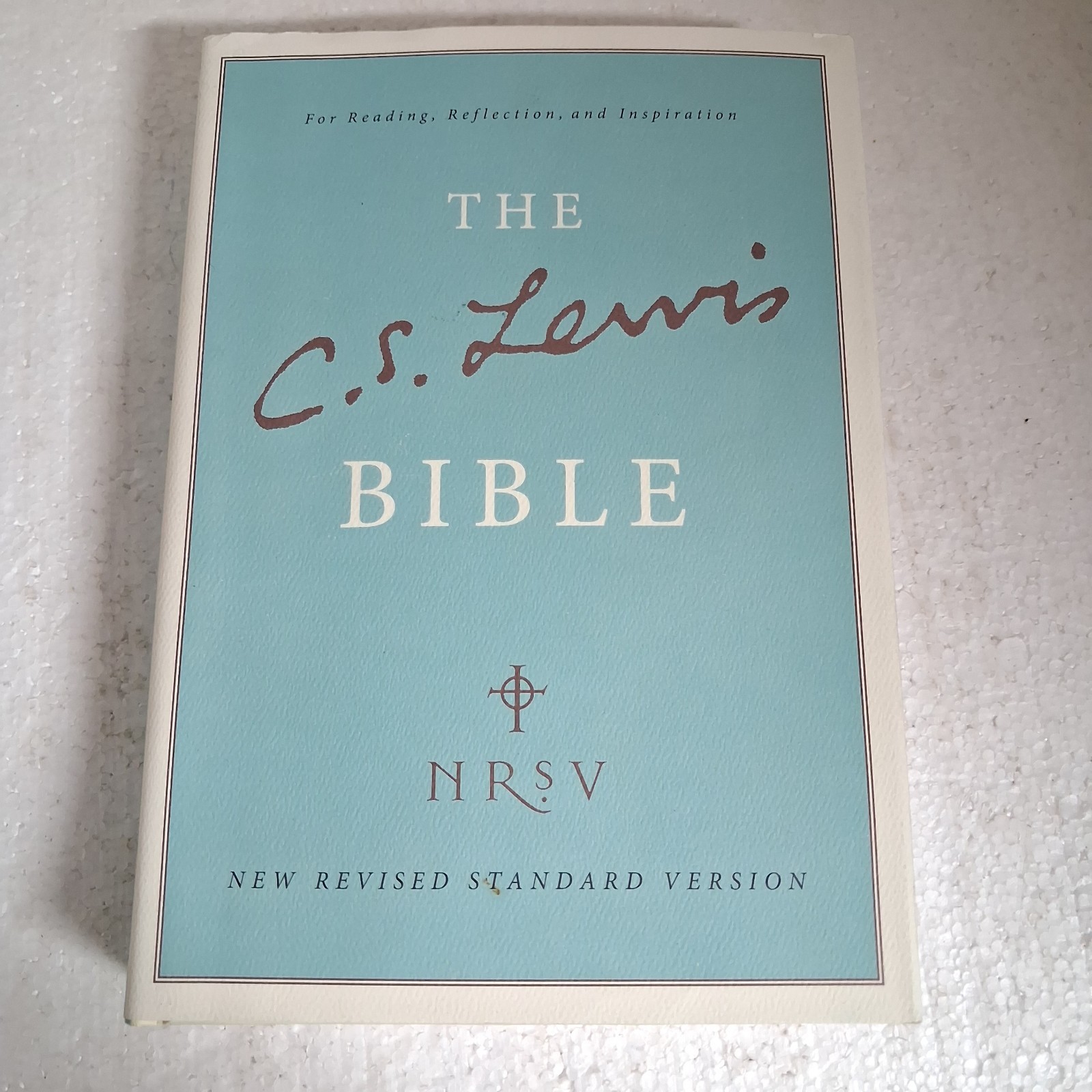 The C. S. Lewis Bible NRSV 2010 Hardcover DJ Book HarperOne