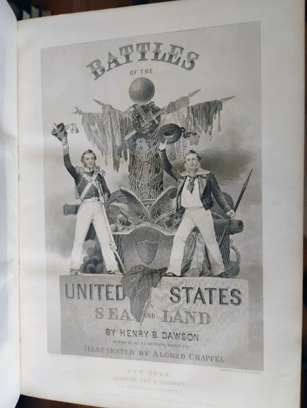 1858 Battles Of The United States by Sea and Land HENRY DAWSON