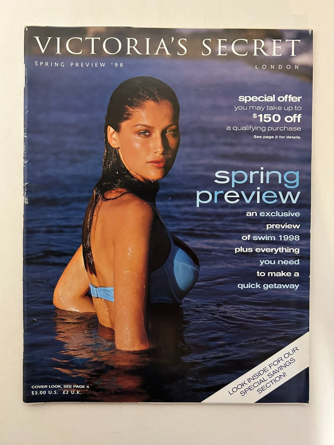 Victoria’s Secret Spring Preview ’98 Swim Lingerie Fashion Catalog Vintage
