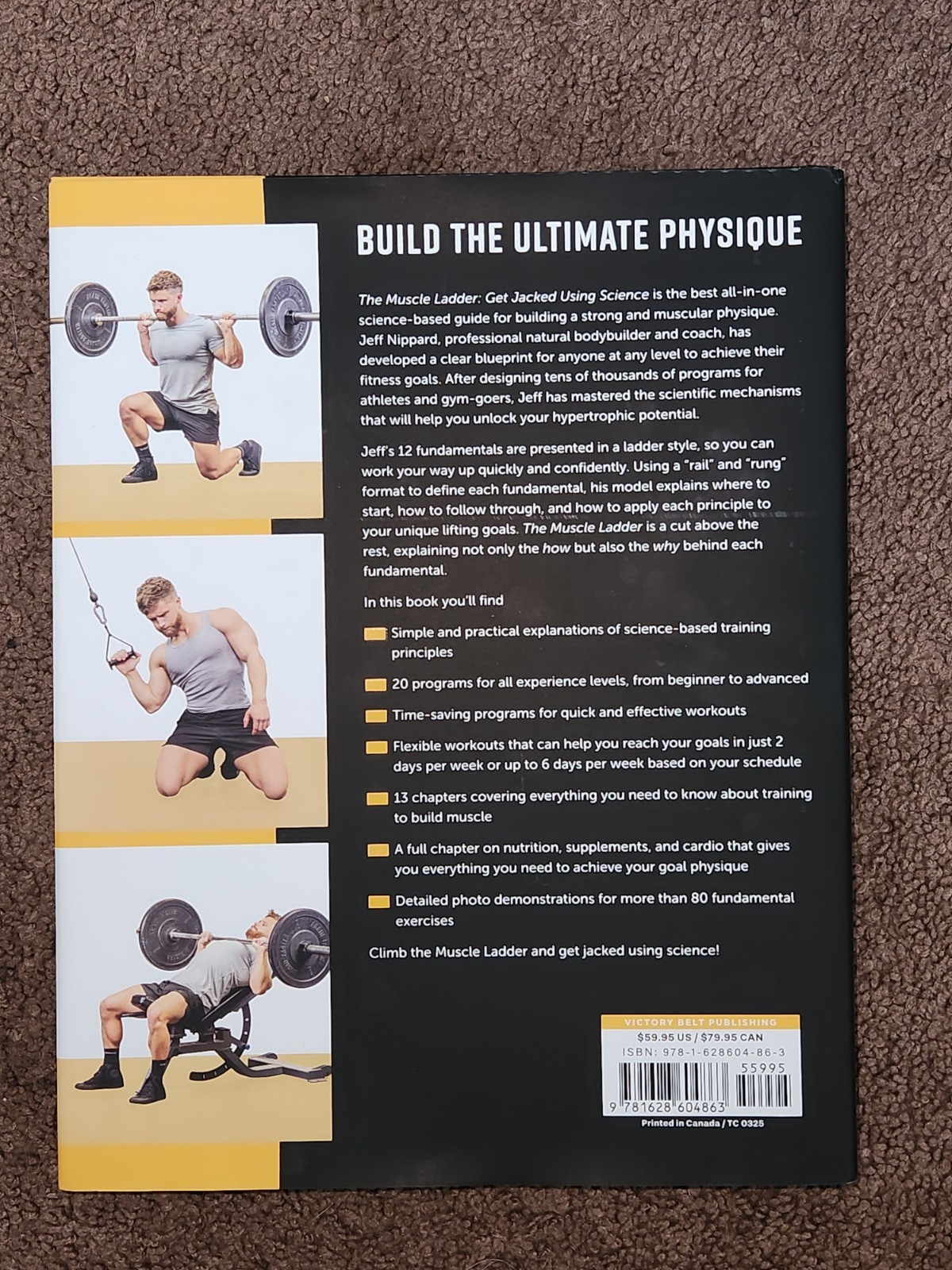 Muscle Ladder : Get Jacked Using Science by Jeff Nippard (2024, Hardcover)