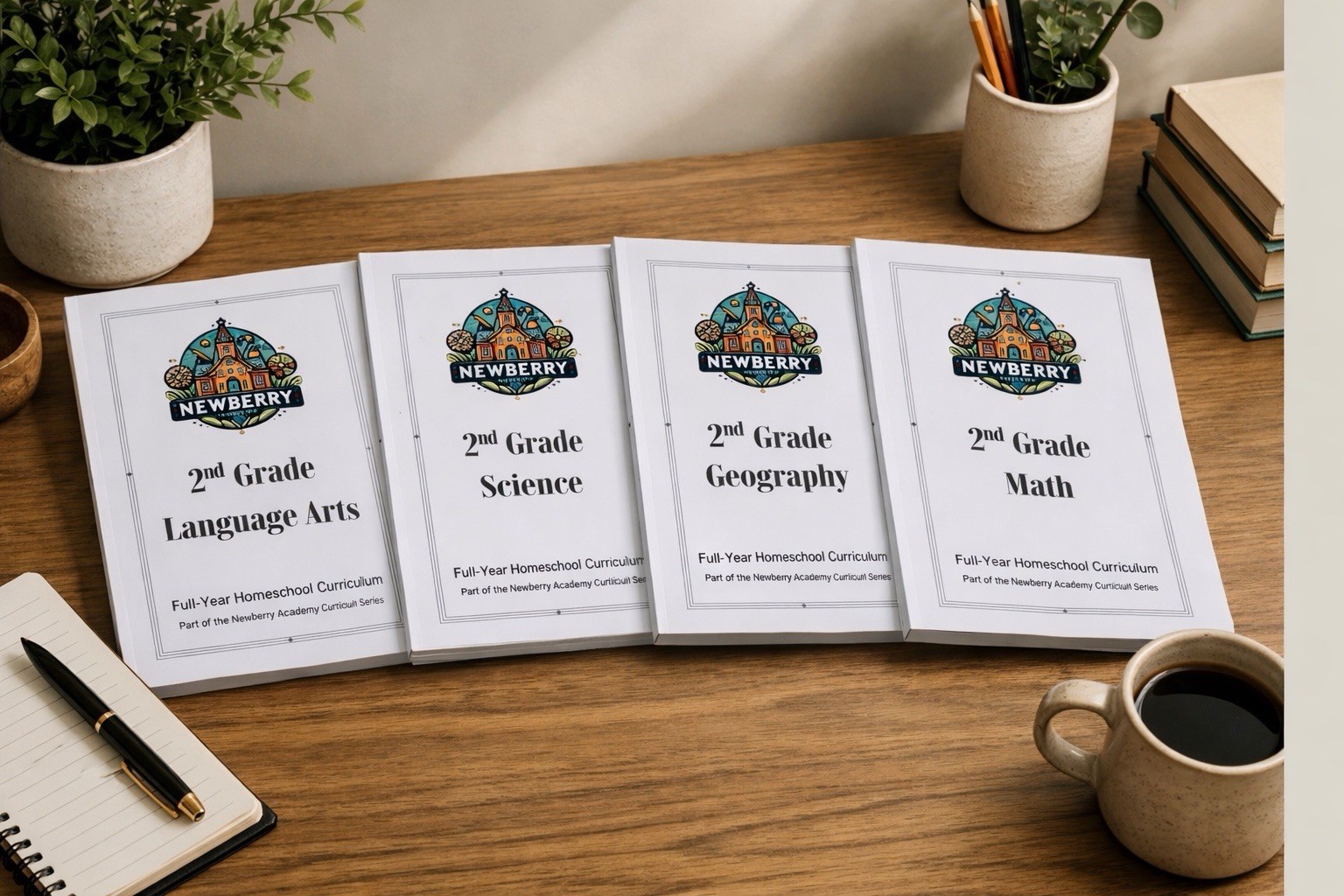 2nd Grade Homeschool Bundle Math Language Science History Full Year Curriculum