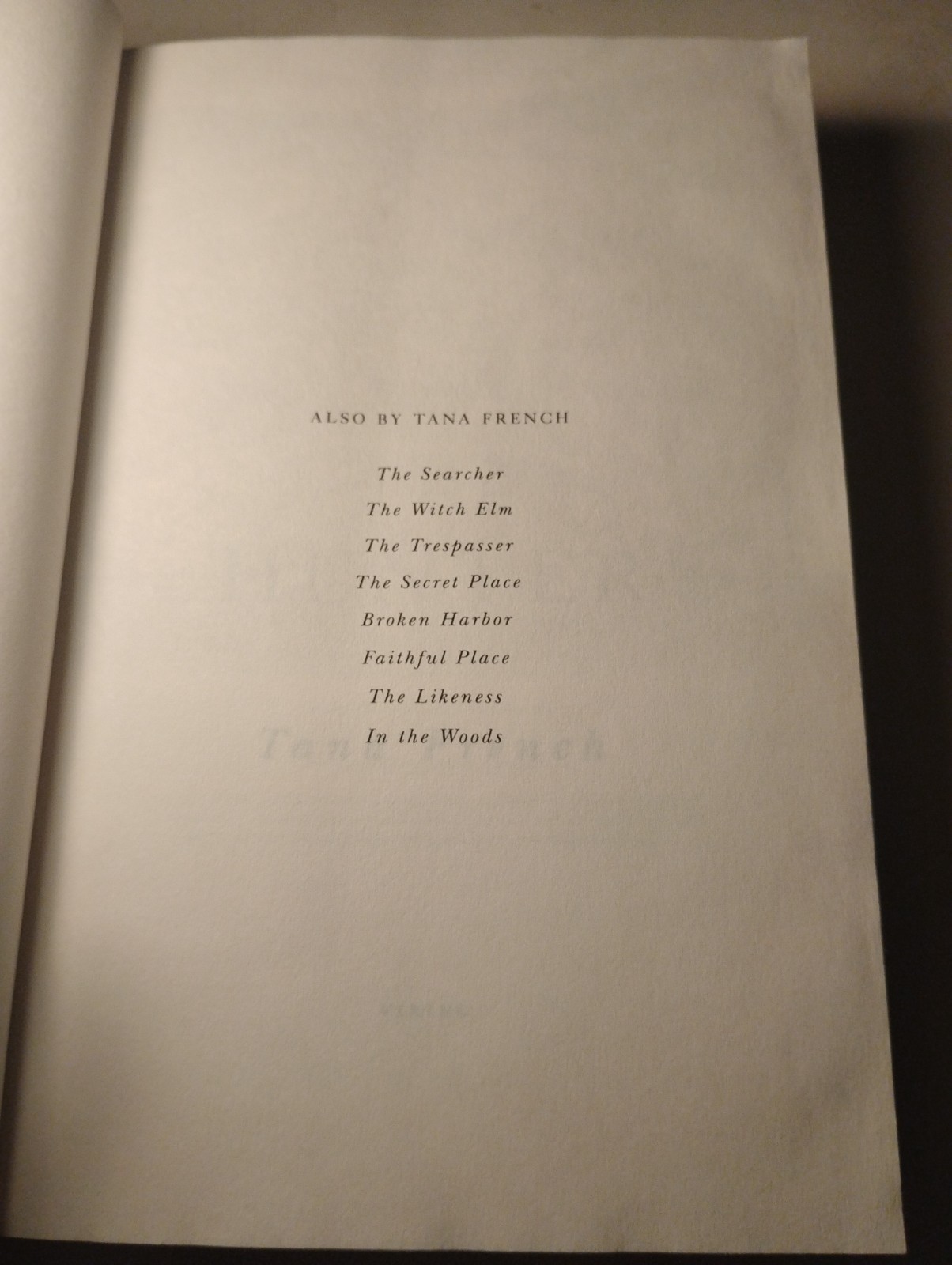 Signed Tana French THE HUNTER First Edition First Printing Hardcover DJ 2024