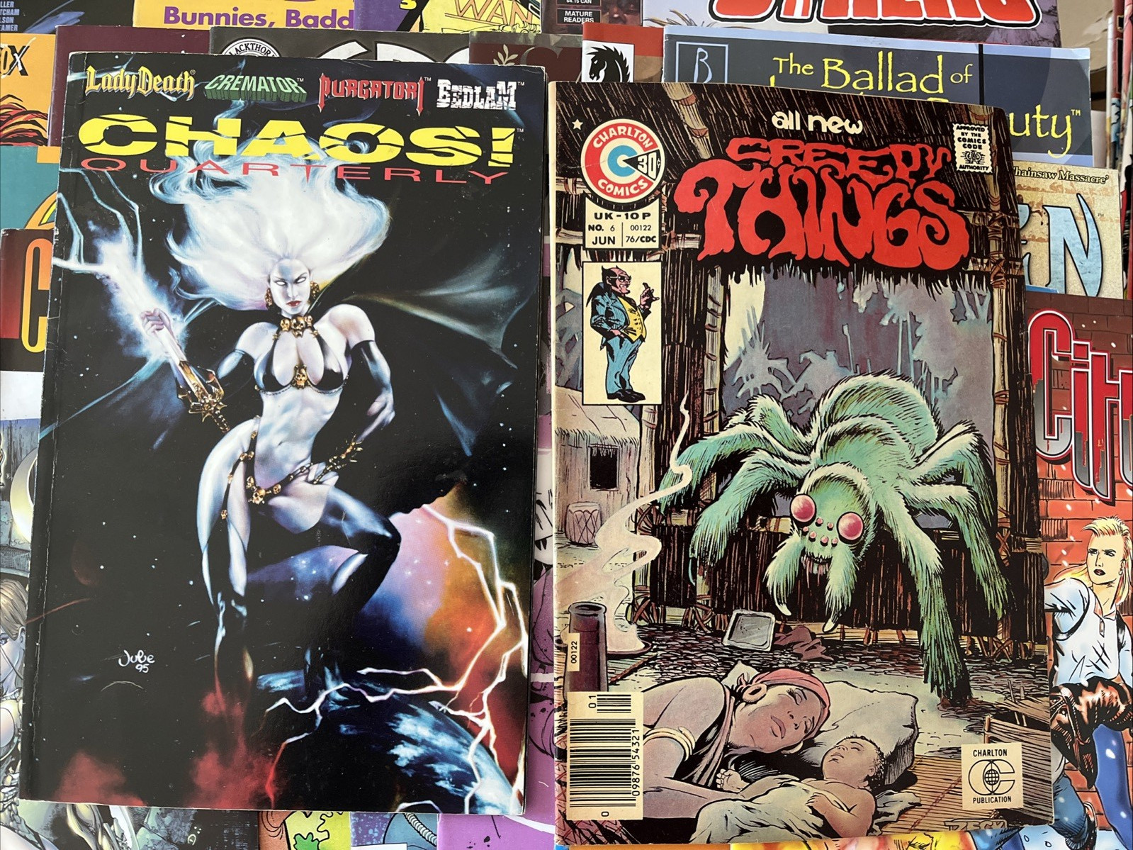 COMIC BOOK LOT. 50 VARIOUS TITLES/PUBLISHERS. SOME KEYS. MOST HIGH GRADE.