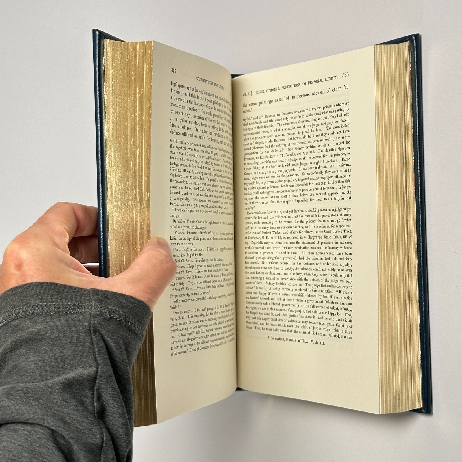 Legal Classics Library “Constitutional Limitations” Cooley (1987, Full Leather)