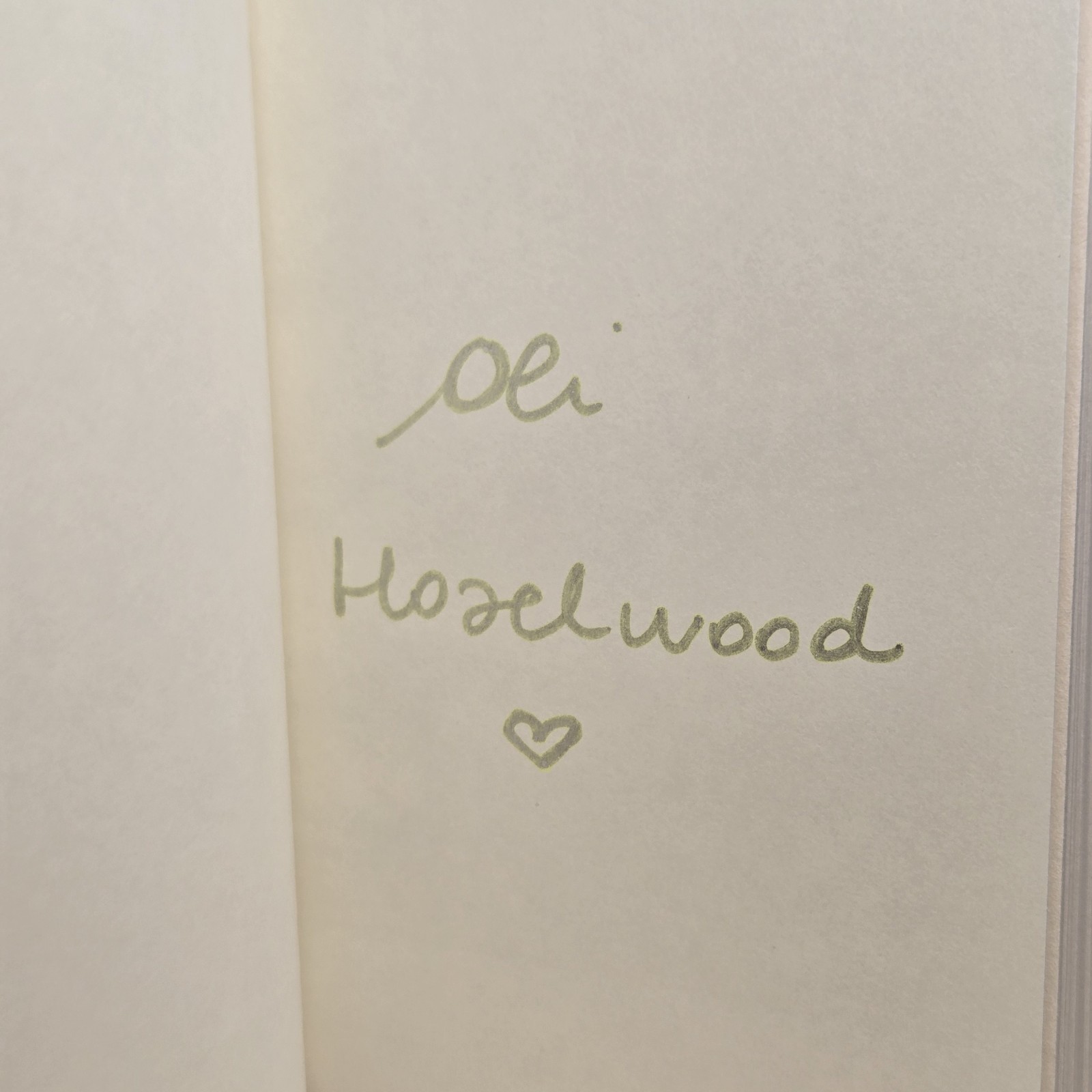 Ali Hazelwood Love, Theoretically Hardcover Signed 1st Print (2023)