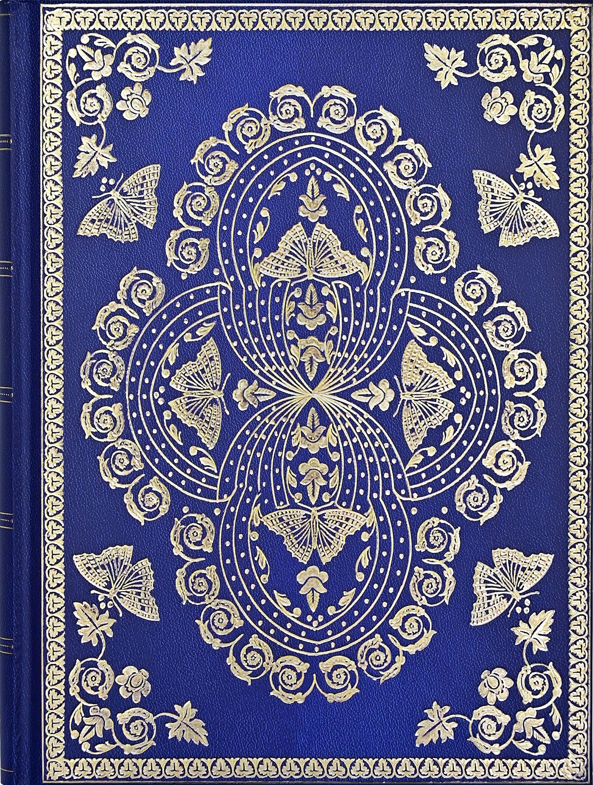 Gilded Butterflies Journal (Diary, Notebook) Blue