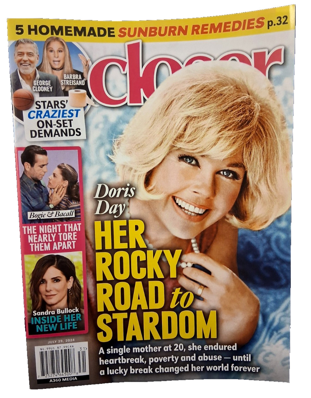 DORIS DAY HER ROCKY ROAD TO STARDOM CLOSER MAGAZINE ISSUE BRAND NEW A360 MEDIA