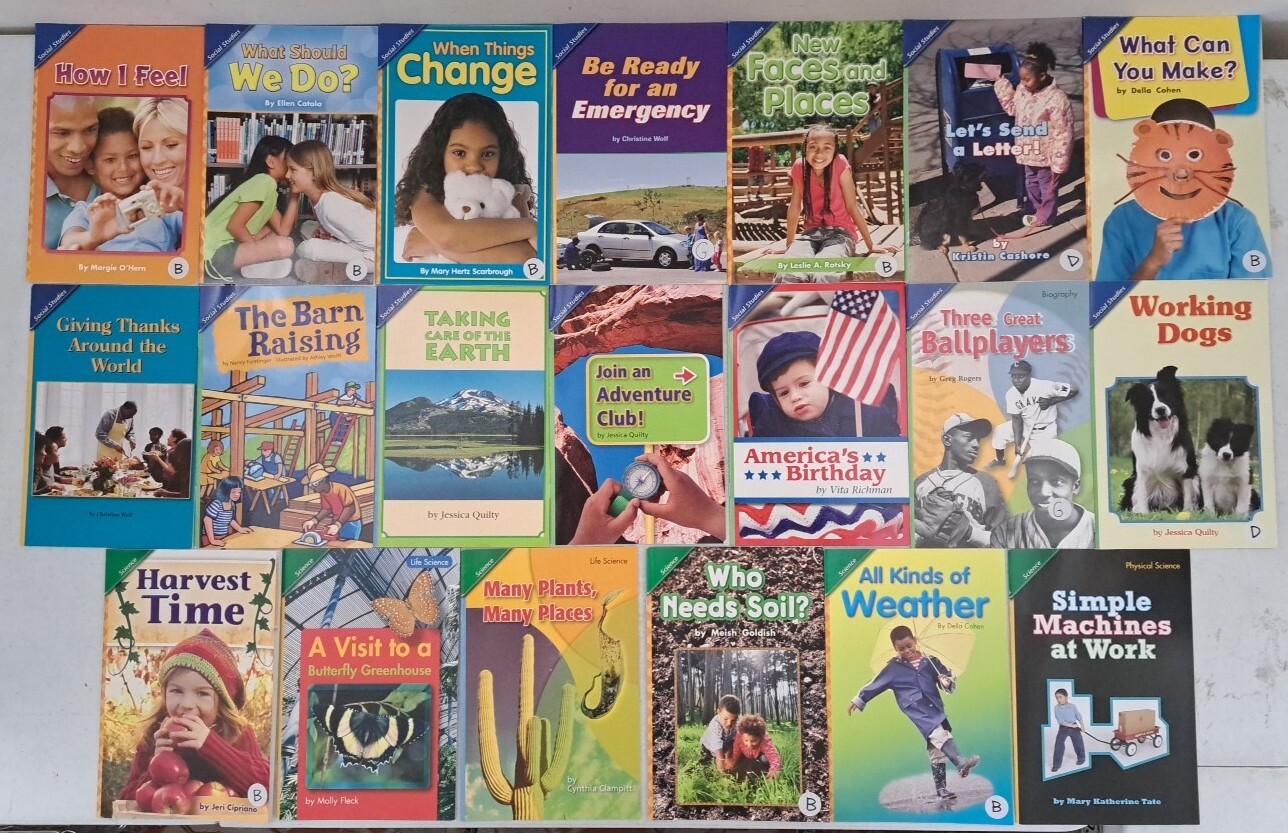 Lot Of 20 Level 2 Readers (2nd Grade) Science & Social Studies