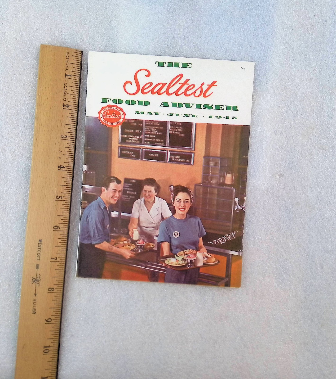 Vintage 1943 The Sealtest Food Adviser Magazine May-June WWII Era Recipes