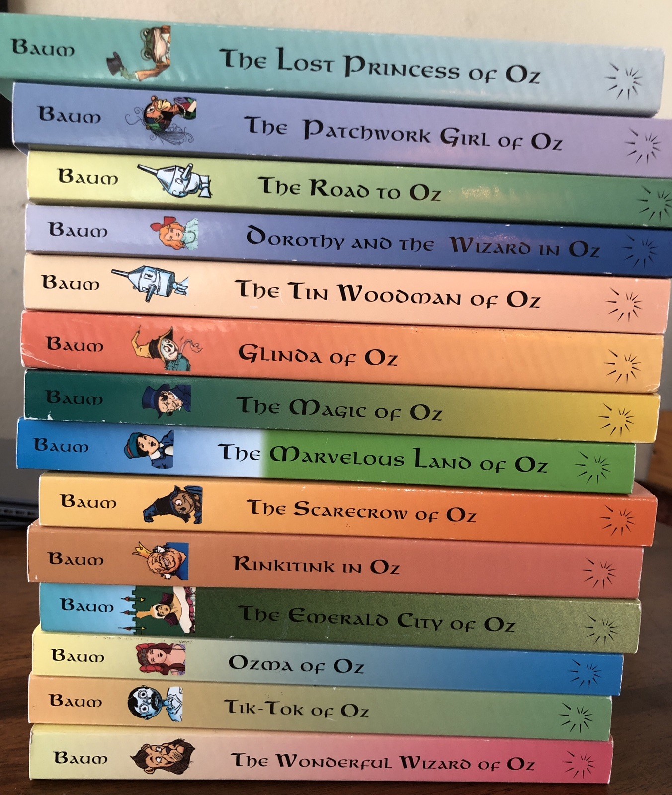 Oz by L. Frank Baum 14 vols. PB Mundus