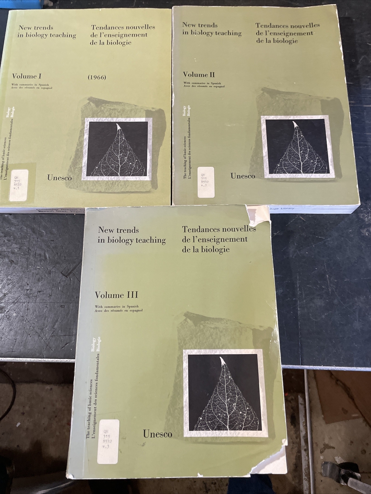 New Trends In Biology Teaching Volumes I – III Prepared By R. Heller Unesco