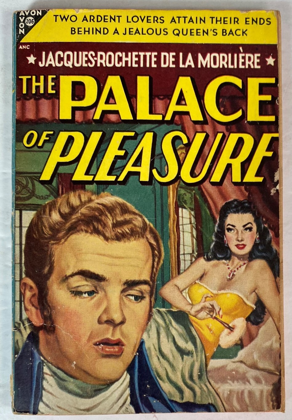 The Palace of Pleasure by Jacques-Rochette de la Morliere, Avon 1949 Paperback