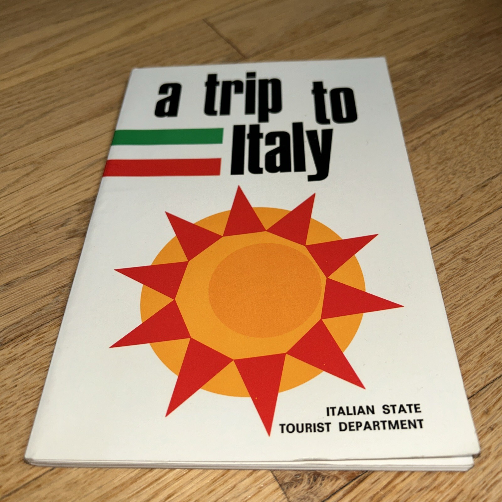 1969 A TRIP TO ITALY 128 Pages Different Itineraries ITALIAN STATE TOURISM Dept