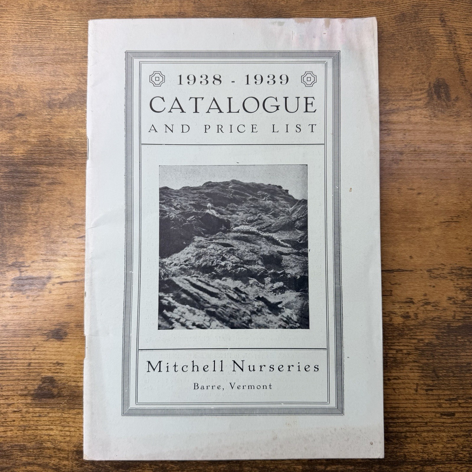 1938-1939 Mitchell Nurseries Garden Catalog – Barre, Vermont – Rock Garden