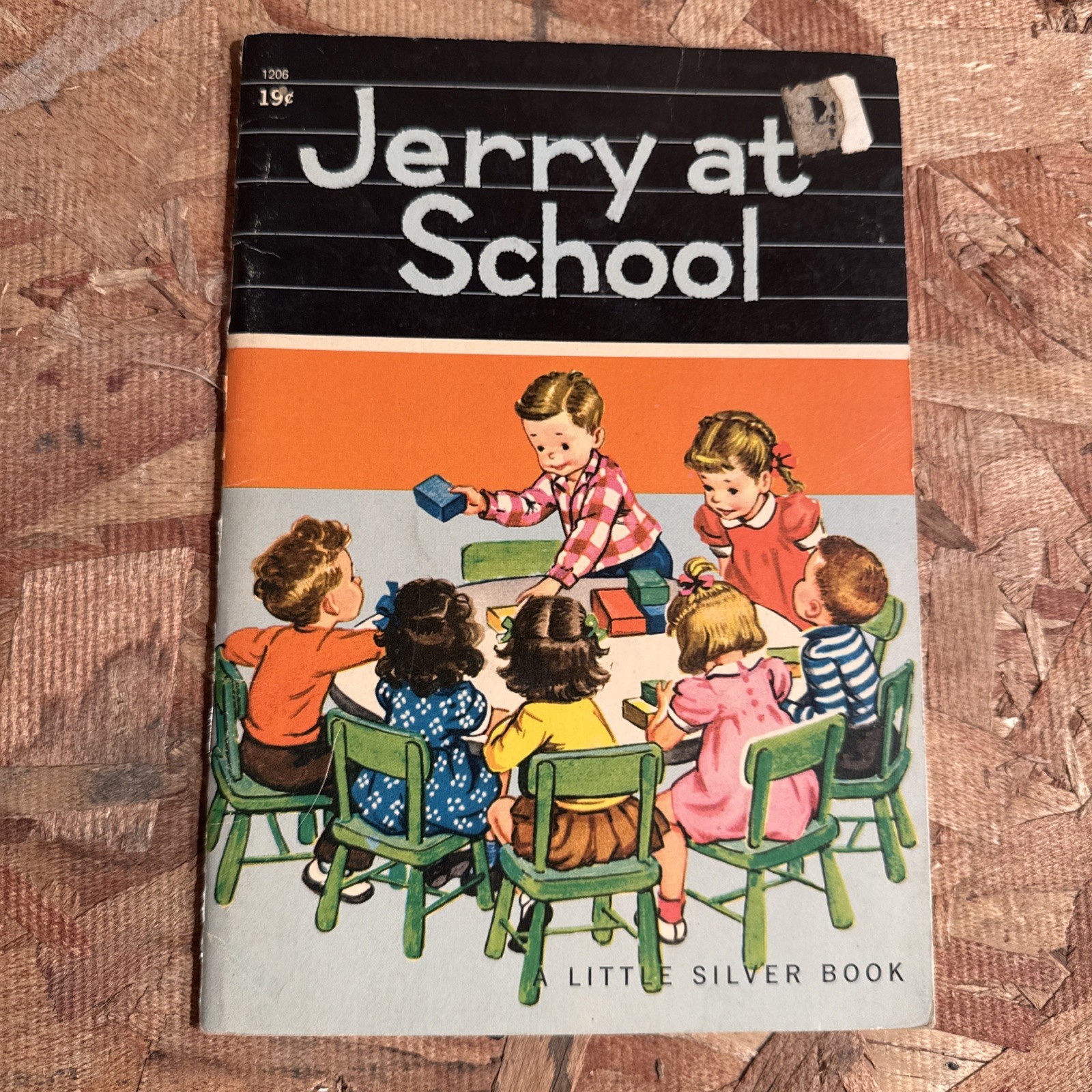 Jerry At School Vintage 1950 Little Silver Book Child’s Golden Press