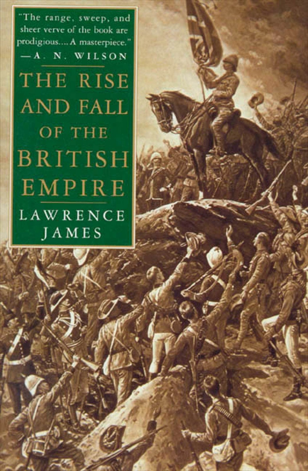 The Rise and Fall of the British Empire – paperback James, Lawrence